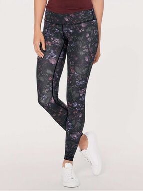 • Lululemon Wunder Under Low-Rise Tight - Frozen Flourish Multi